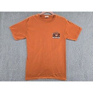 Texas Longhorns Shirt Mens Small UT Hook em Orange Ford Bronco Dog Austin TX